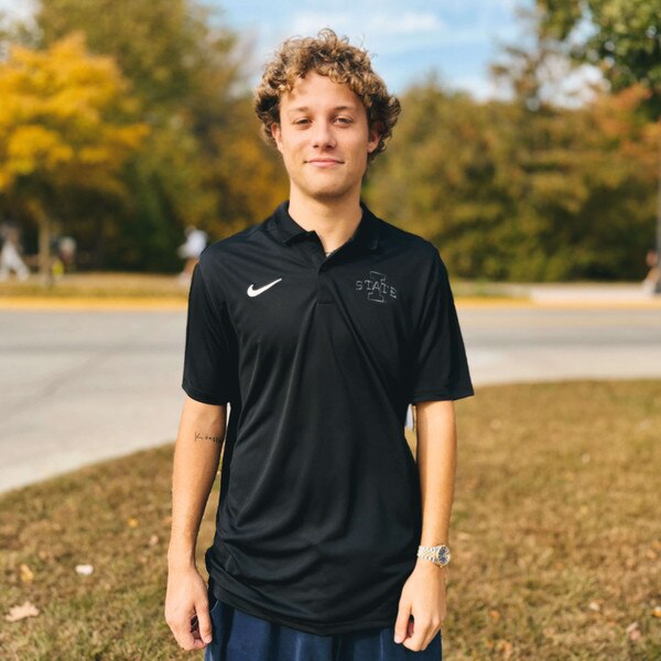 Nike® I-State 2025 Black Polo (was $68.00)